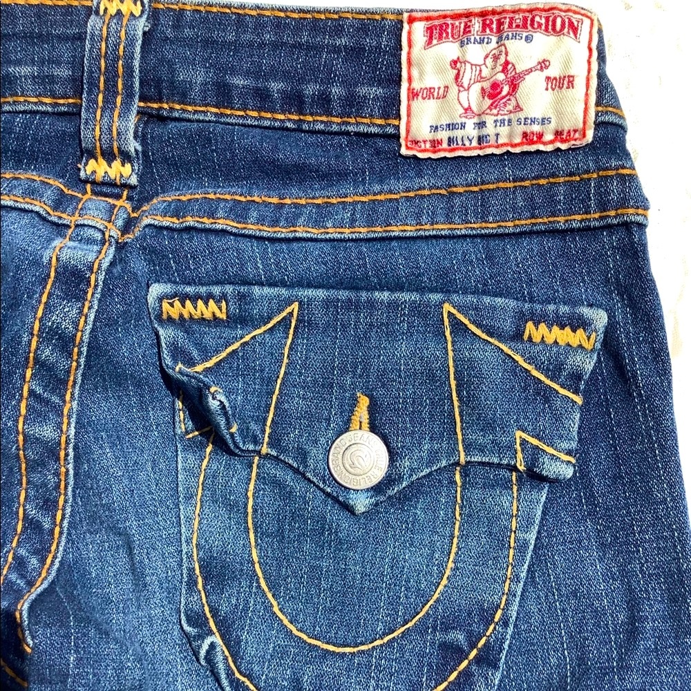 ๐HP 26/31 True Religion โBILLY BIG Tโ Straight Jeans - Picture 15 of 16